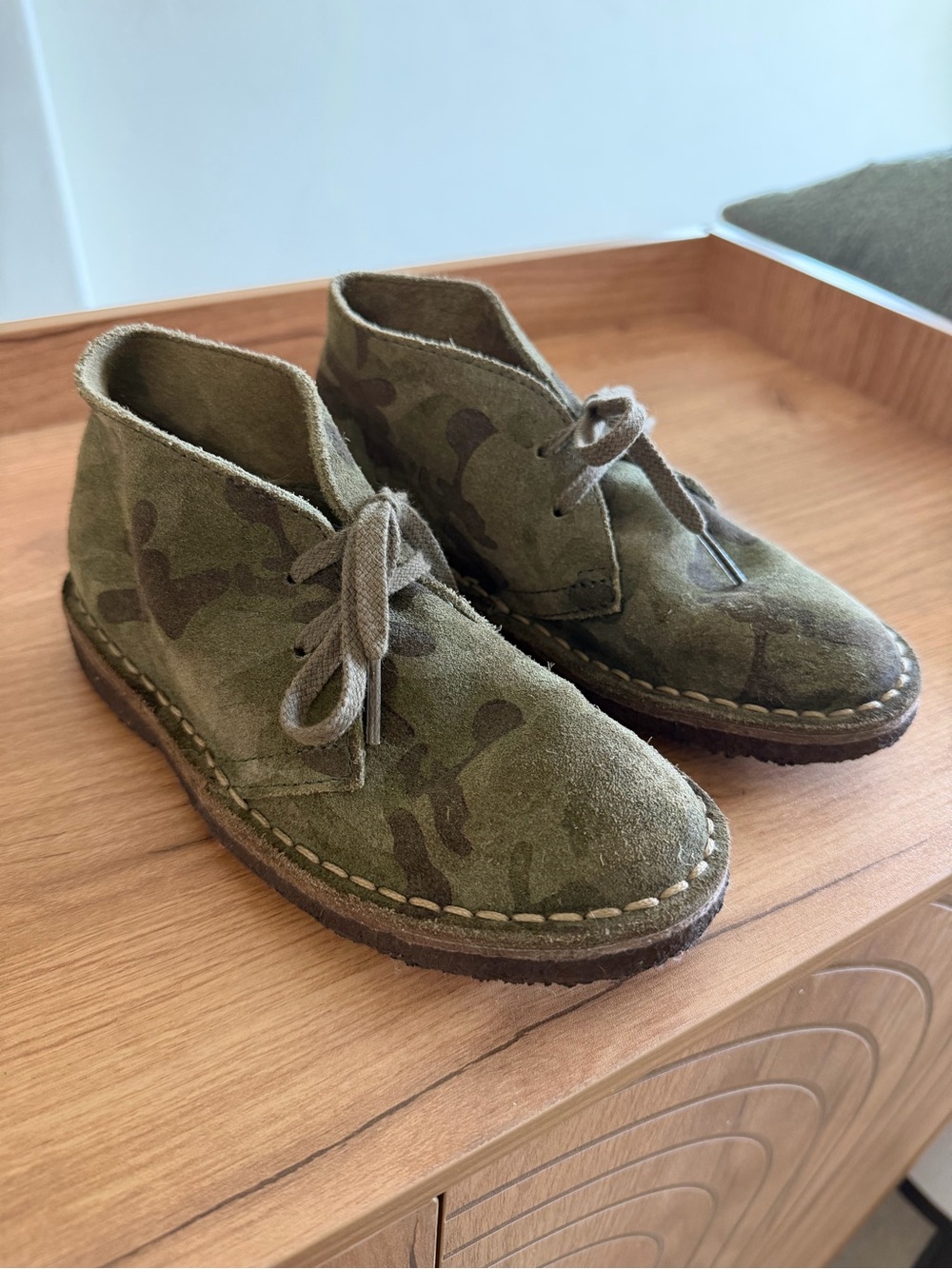 Boys sz 13 crewcuts suede made in Italy McAllister boots